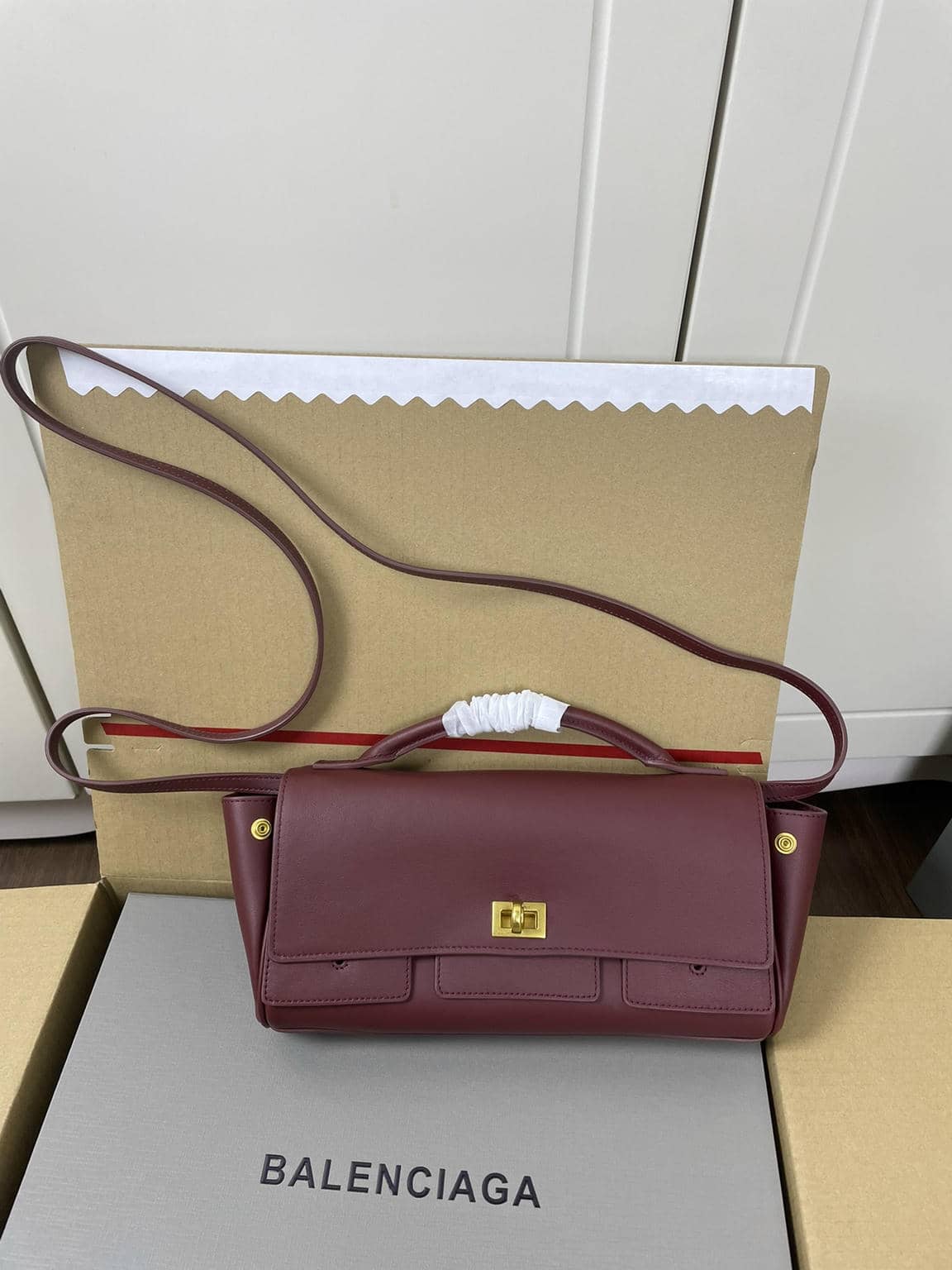 Bel Air Shoulder Strap Clutch Bag-2